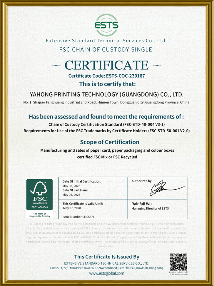 Zertifikate für intellektuell angepasste Brettspiele