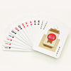 Benutzerdefiniertes Deck of Poker-Druckdesign PVC-Spielkarten aus 100 % Kunststoff