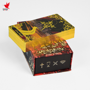 Drucken von Goldfolien-Affirmationskarten mit Heißprägung, Orakel-Tarot-Decks, individuelle Tarotkarten