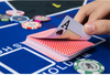 Brandneues Design, hochwertige Spielkarten des Pokerherstellers mit mattem, individuell bedrucktem Logo