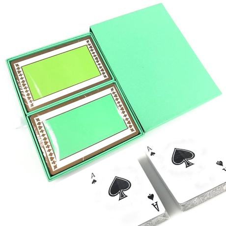  Benutzerdefinierte 2-Deck-Pokerspielkarten 