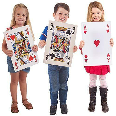 Großhandel kundenspezifische extra große Spielkarten Große Papierspielkarten im A5/B5/A4/A3-Format