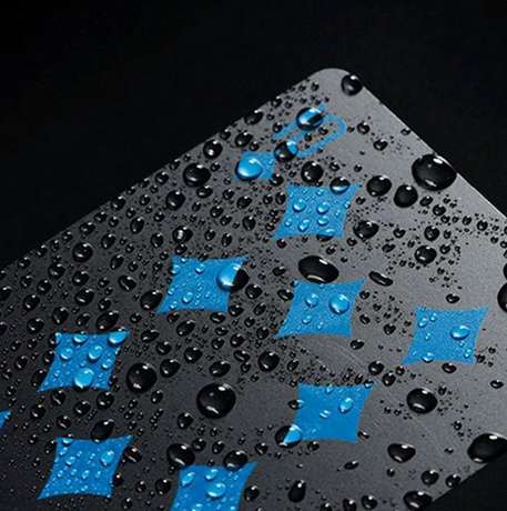 Fabrikspezifisches Poker-Spielkartendeck aus 100 % PVC-Kunststoff