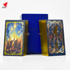 Individuell bedruckte Oracle-Tarotdecks mit goldvergoldetem Rand, Spielkarten, personalisierte Tarotkarten aus Kunststoff mit individuellem Logo