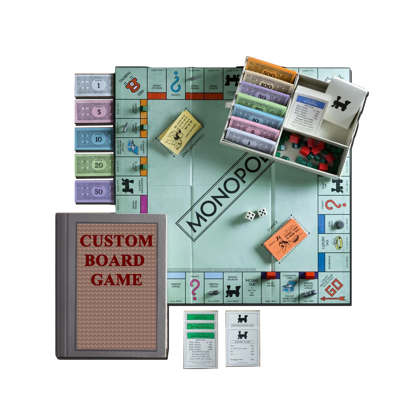 Selfridges Monopoly Square lizenziertes Monopoly-Brettspiel. Gestalten Sie Ihr eigenes Brettspiel individuell und drucken Sie es als Firmengeschenk